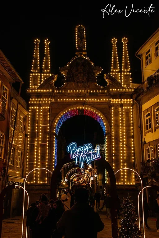 La Navidad transforma Braga en un túnel de luz y tradición.